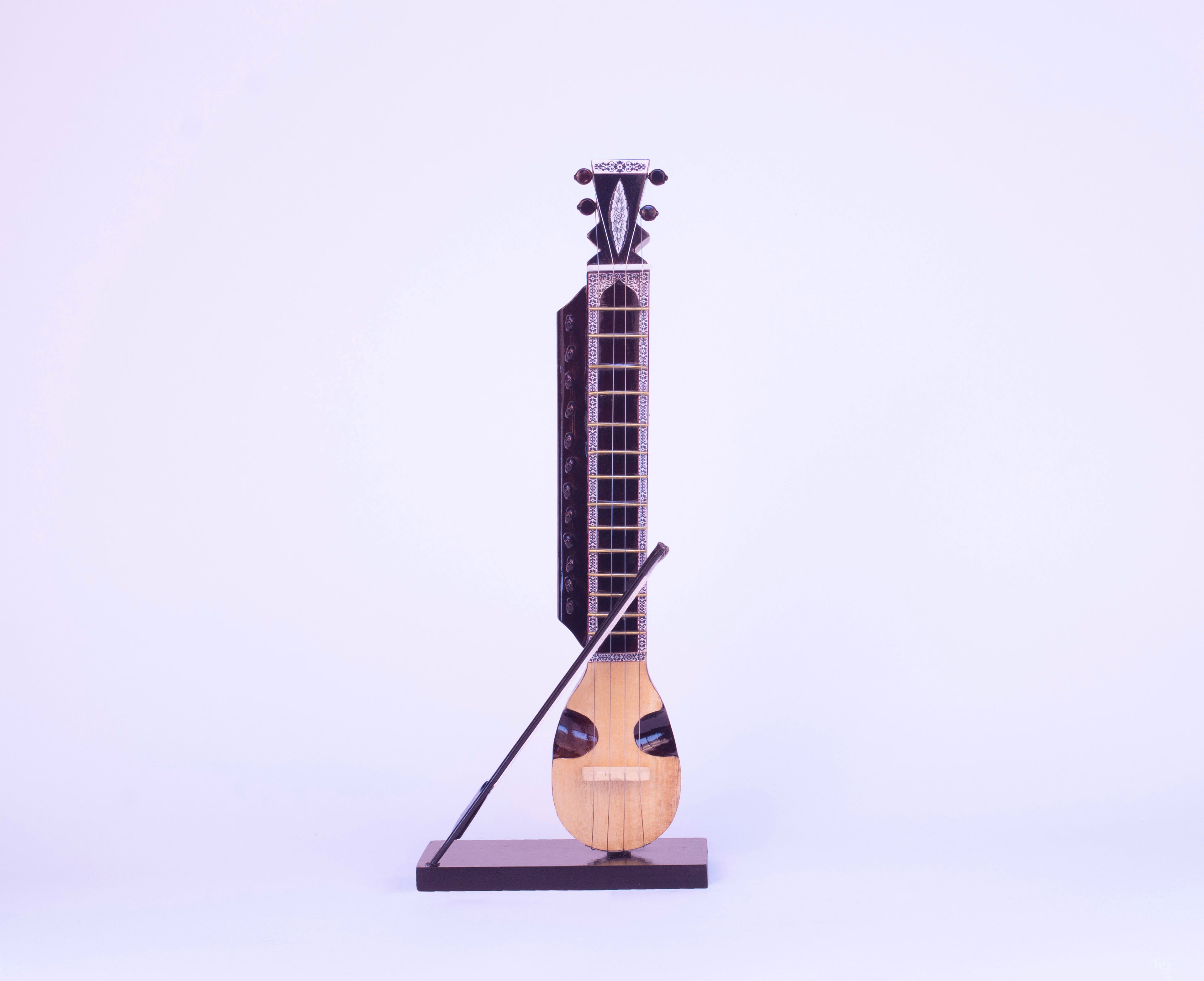 Esraj - Wooden Miniature Musical Instrument Handicraft