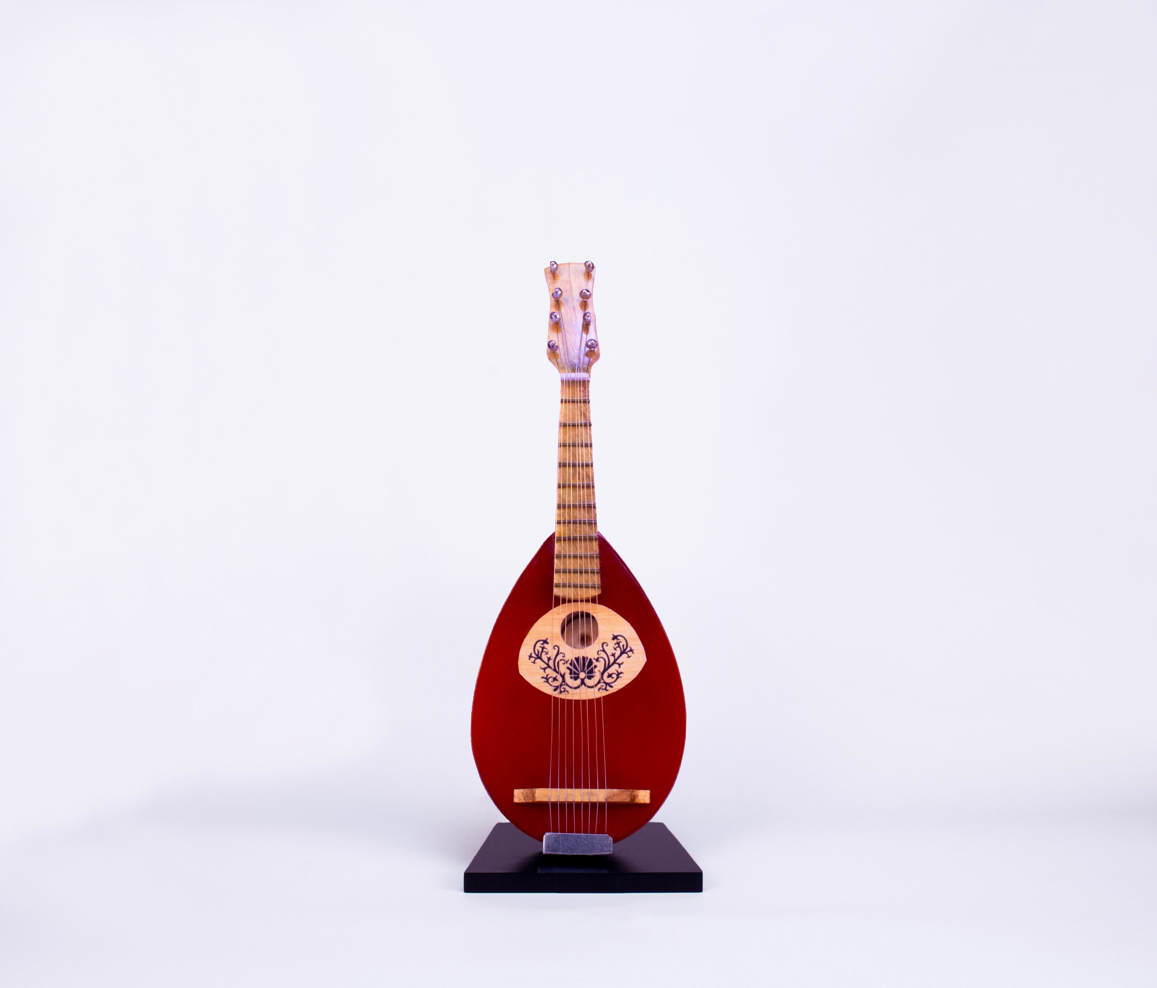 Mandolin - Wooden Miniature Musical Instrument Handicraft