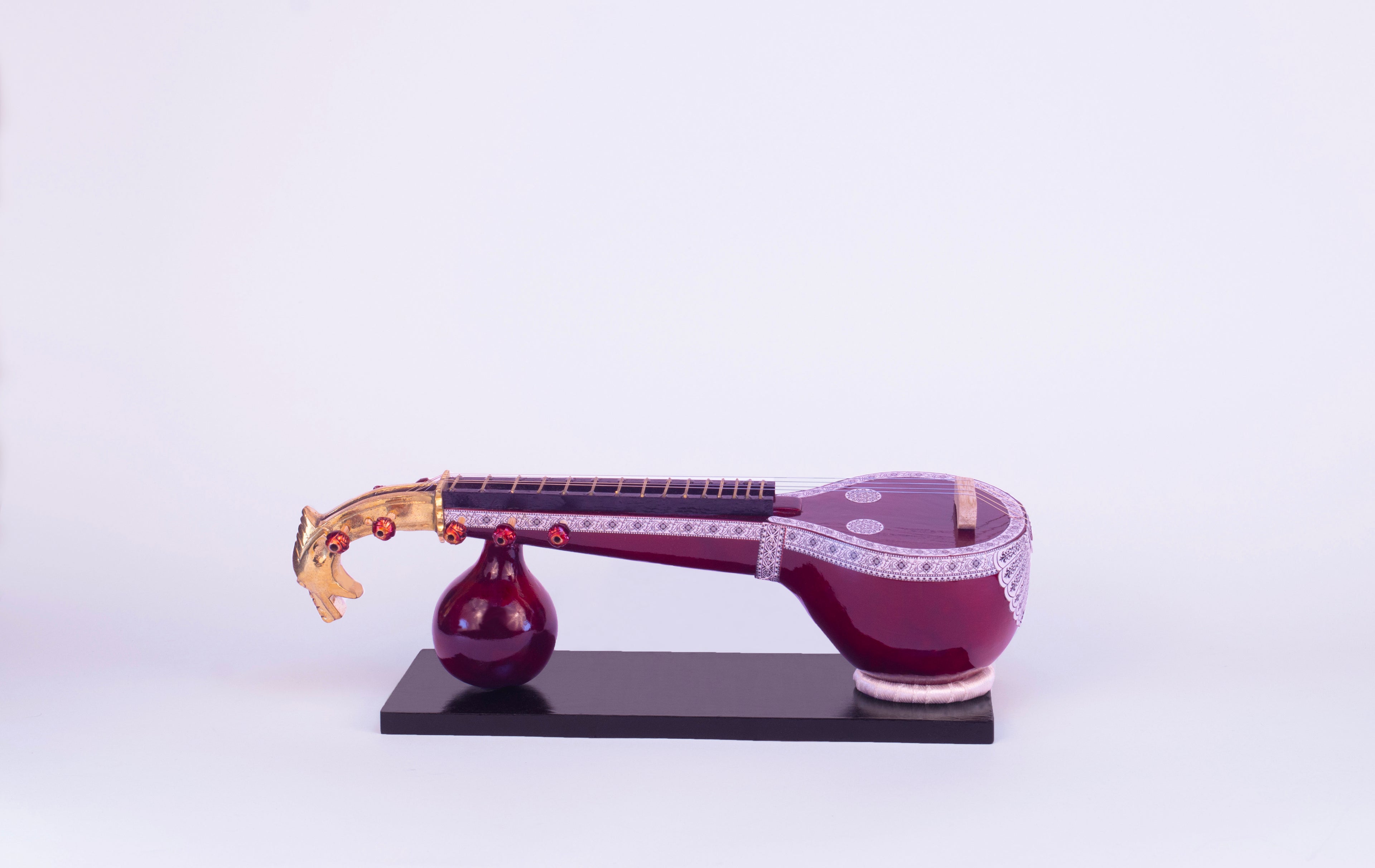 Saraswati Veena - Wooden Miniature Musical Instrument Handicraft