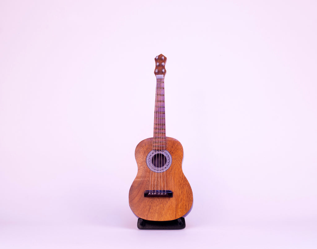 Acoustic Guitar - Wooden Miniature Musical Instrument Handicraft