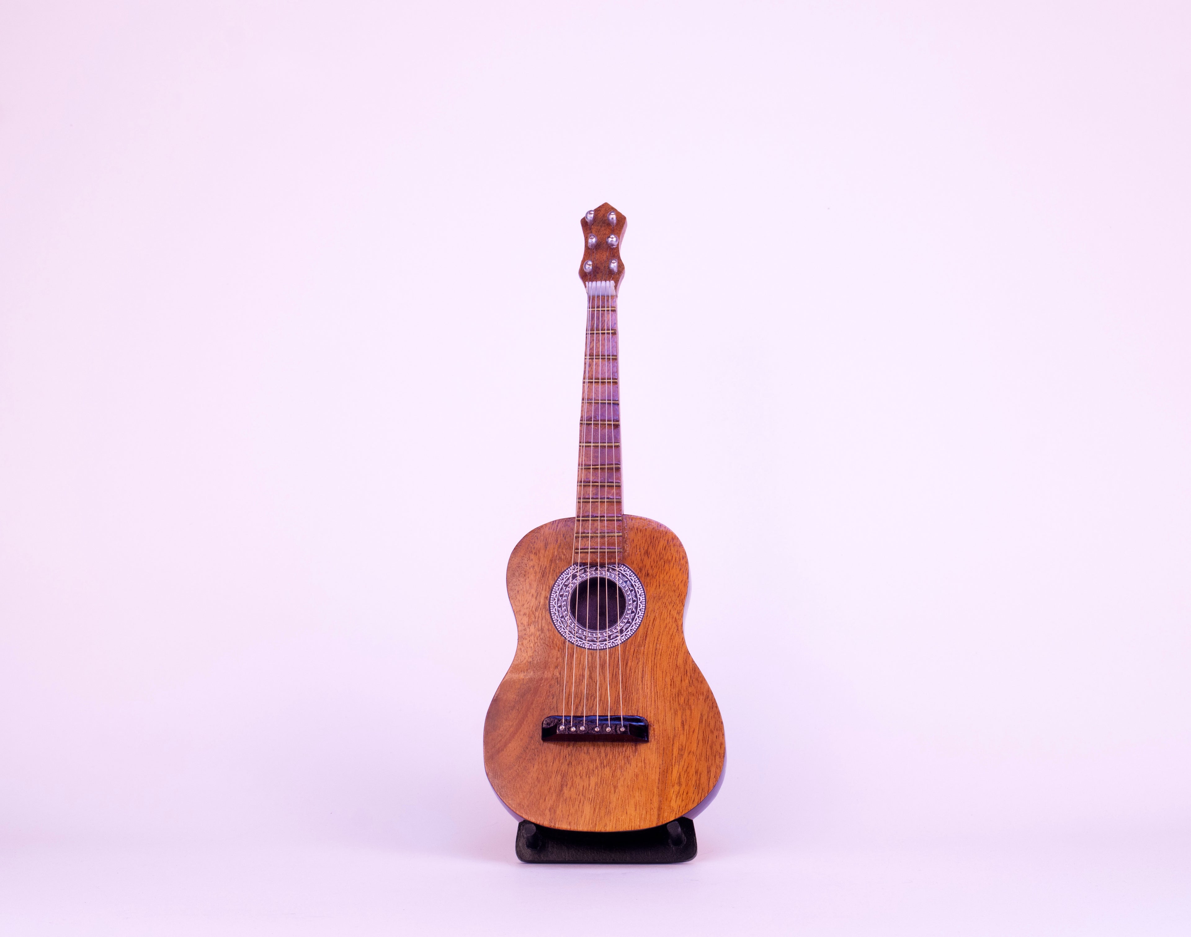 Acoustic Guitar - Wooden Miniature Musical Instrument Handicraft