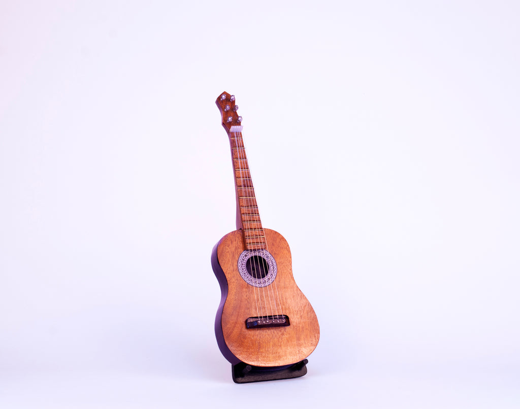 Acoustic Guitar - Wooden Miniature Musical Instrument Handicraft