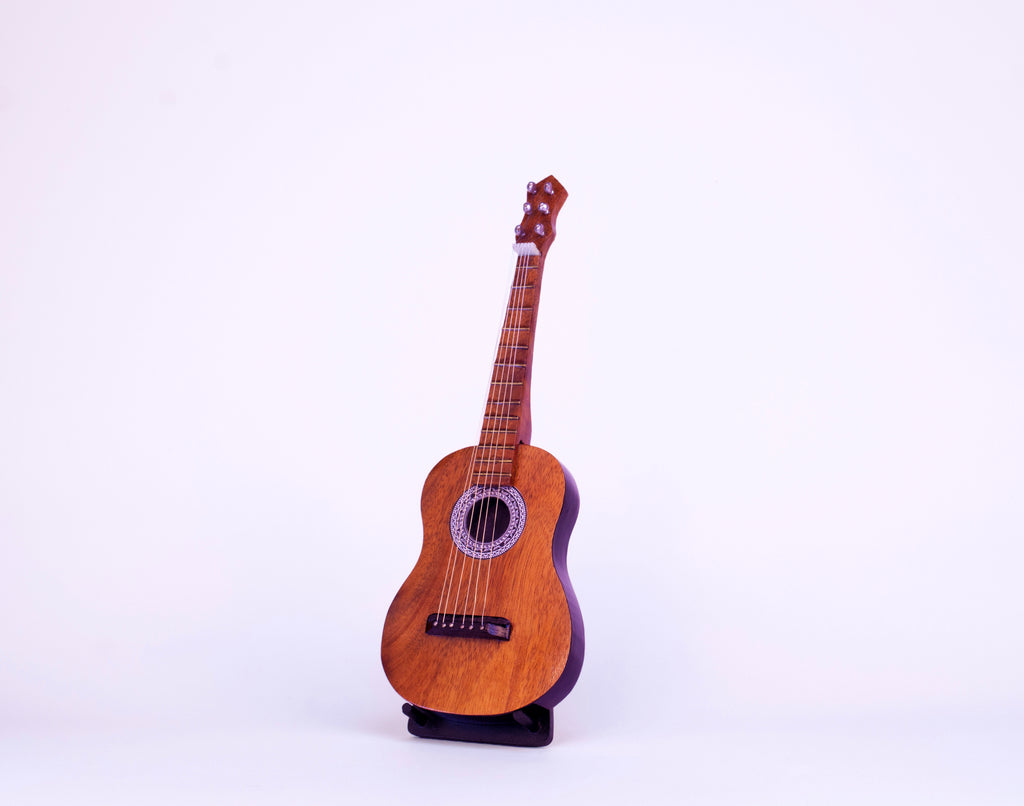 Acoustic Guitar - Wooden Miniature Musical Instrument Handicraft