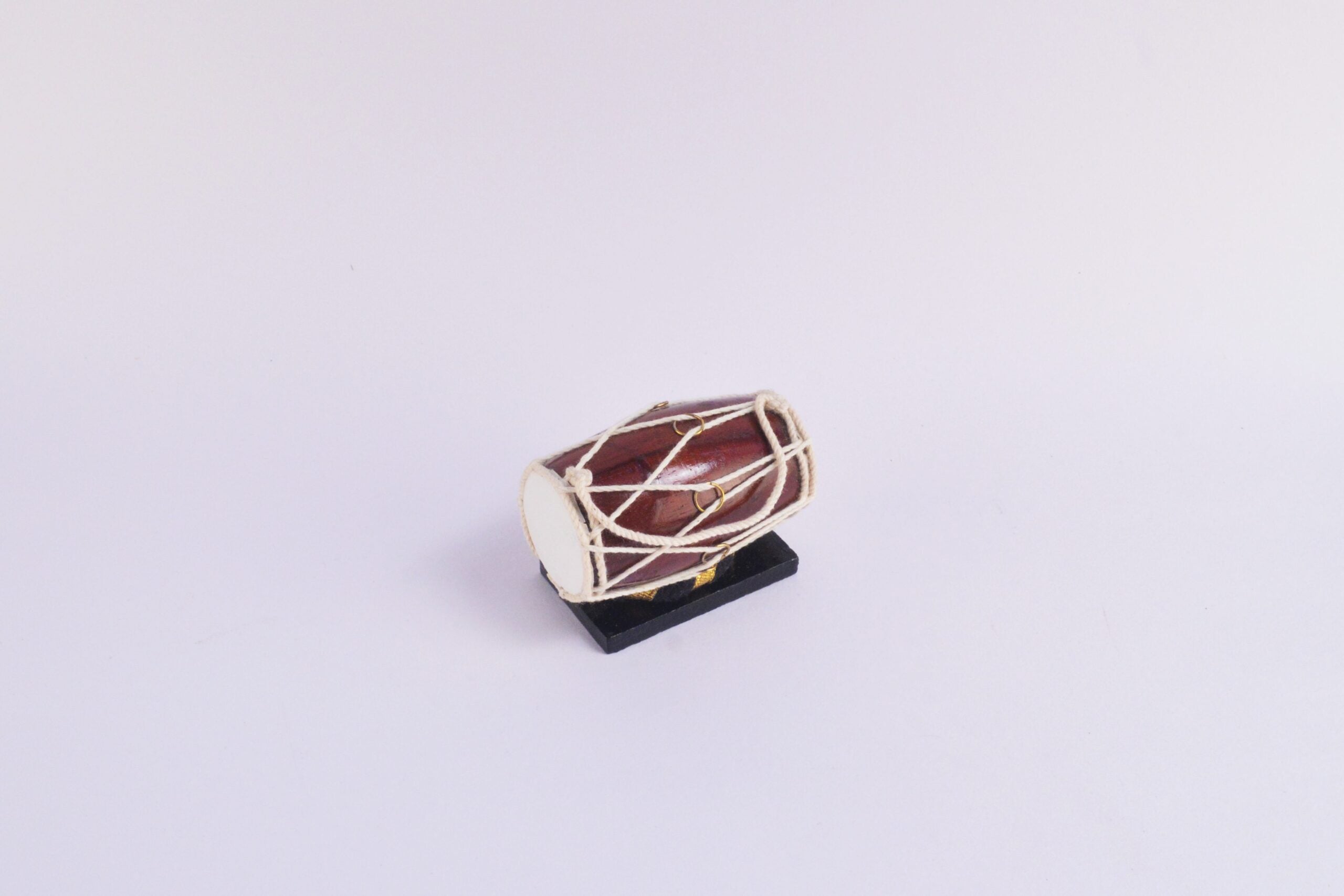 Dholak - Decorative Wooden Miniature Instrument