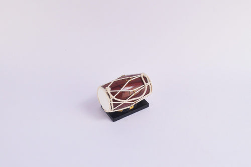 Dholak - Wooden Miniature Musical Instrument Handicraft