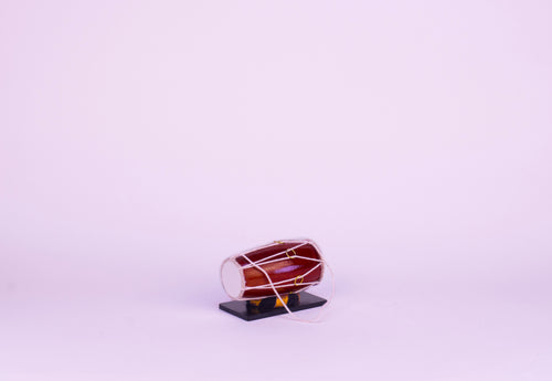 Dholak - Wooden Miniature Musical Instrument Handicraft