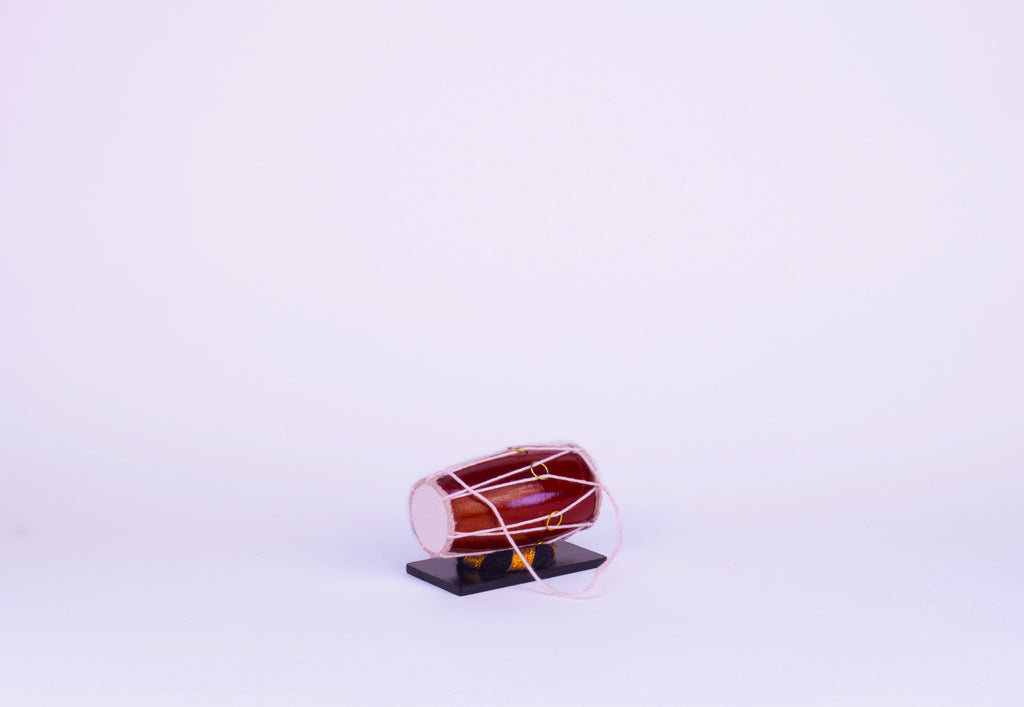 Dholak - Wooden Miniature Musical Instrument Handicraft