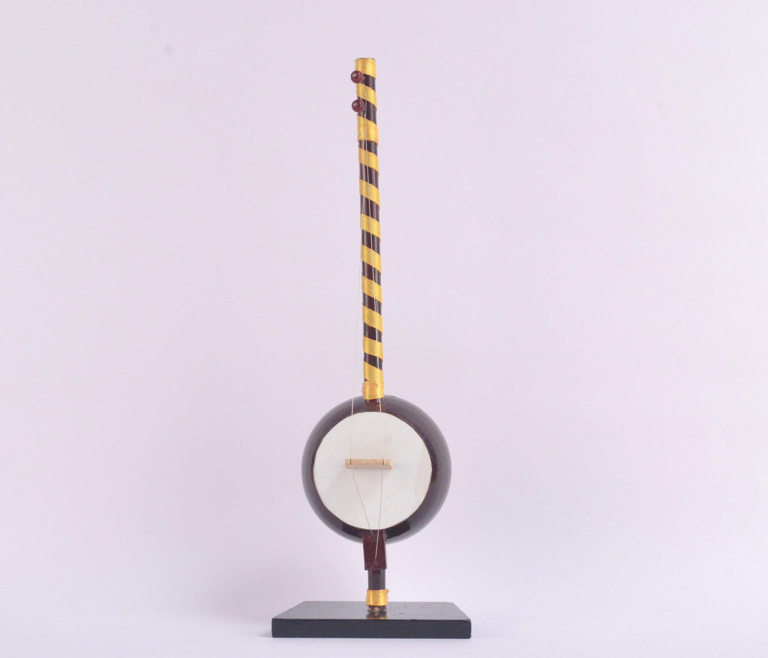 Handcrafted wooden Dotara miniature instrument