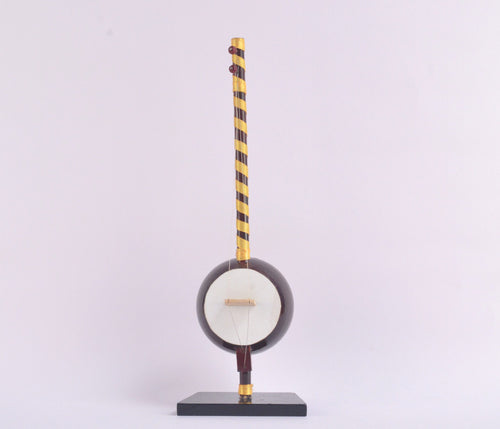 Handcrafted wooden Dotara miniature instrument