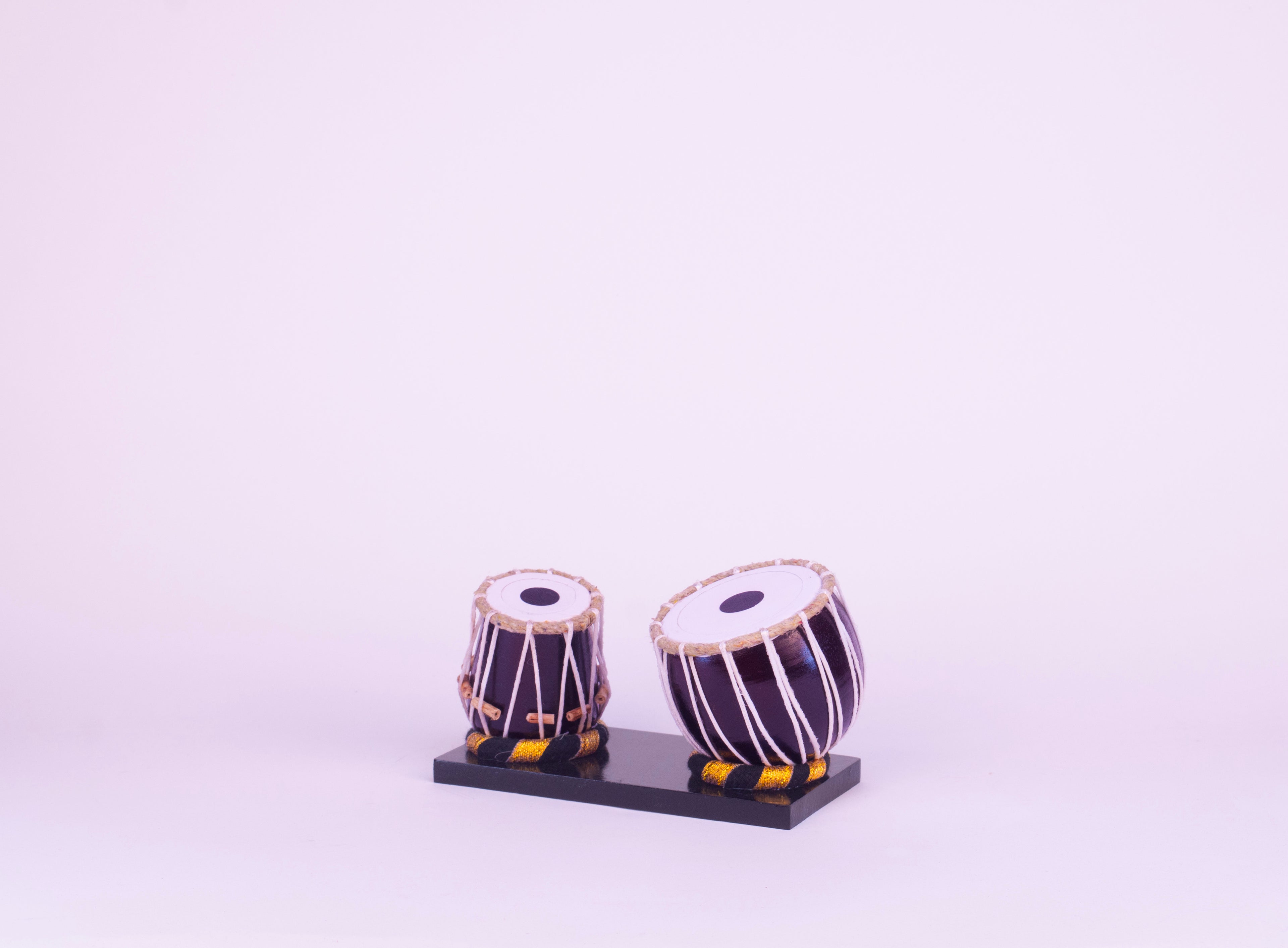 Dugi Tabla - Wooden Miniature Musical Instrument Handicraft