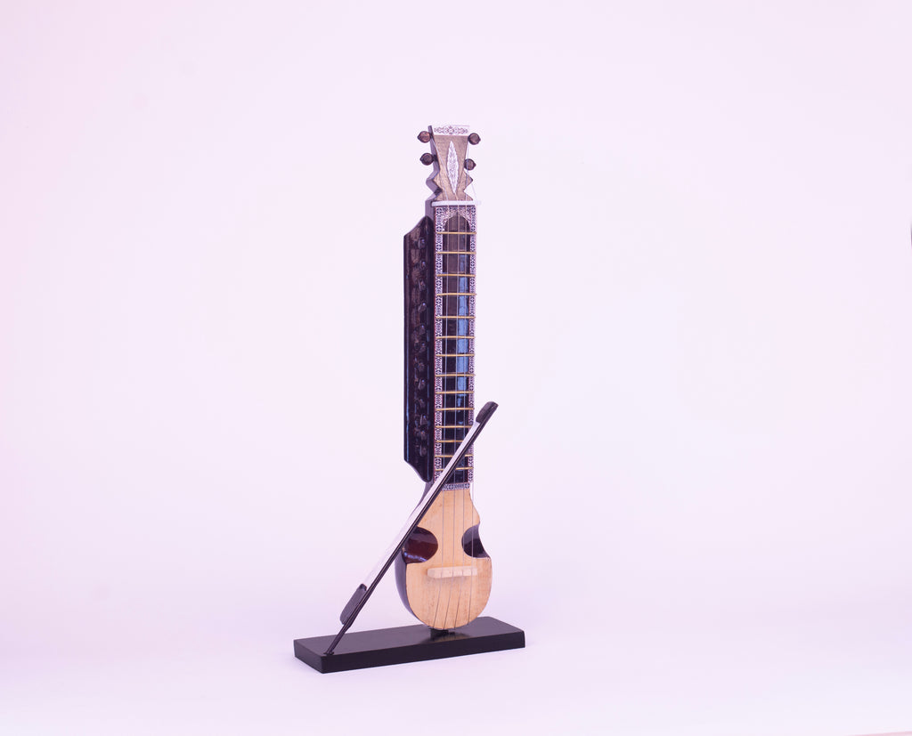 Esraj - Wooden Miniature Musical Instrument Handicraft