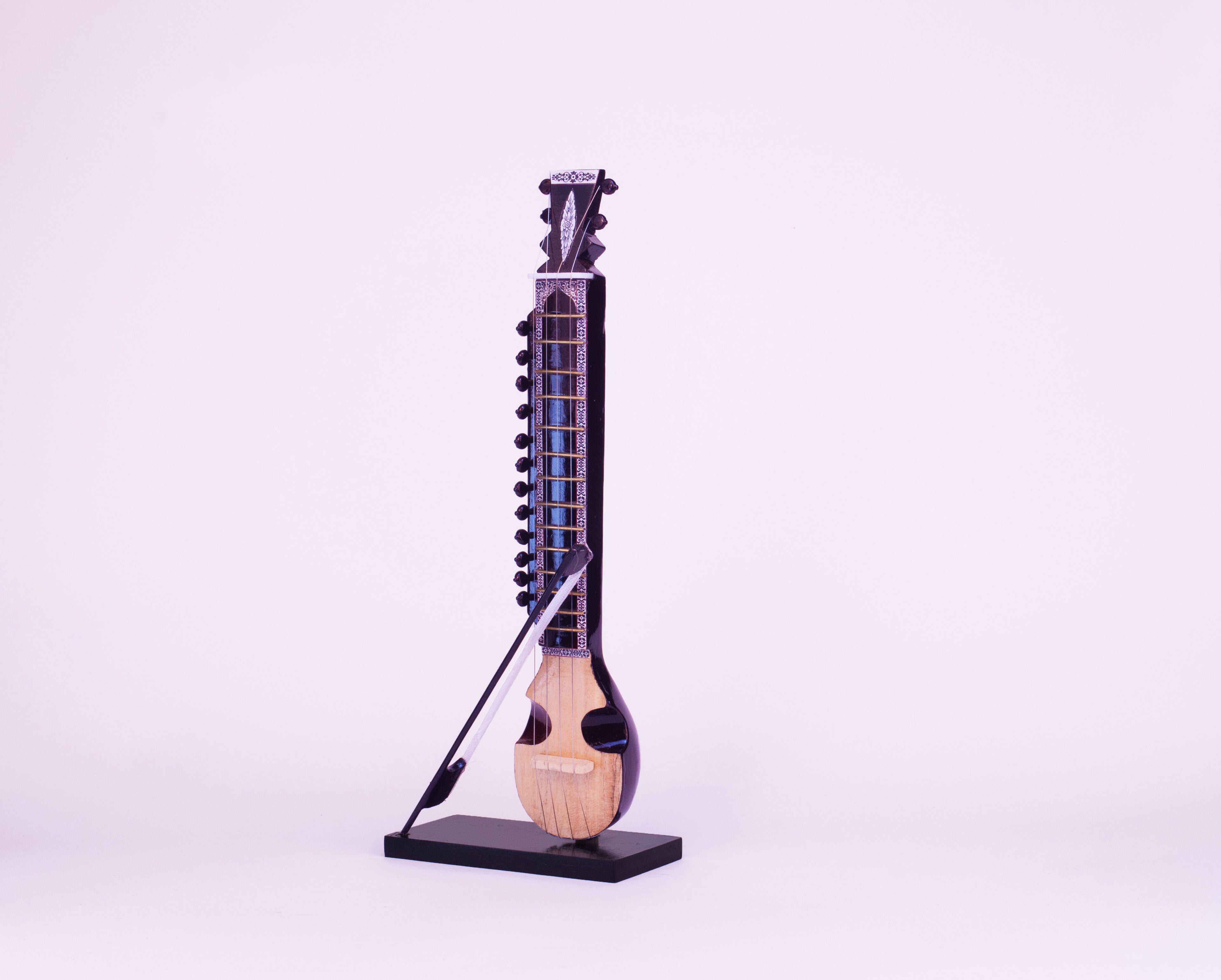 Esraj - Wooden Miniature Musical Instrument Handicraft