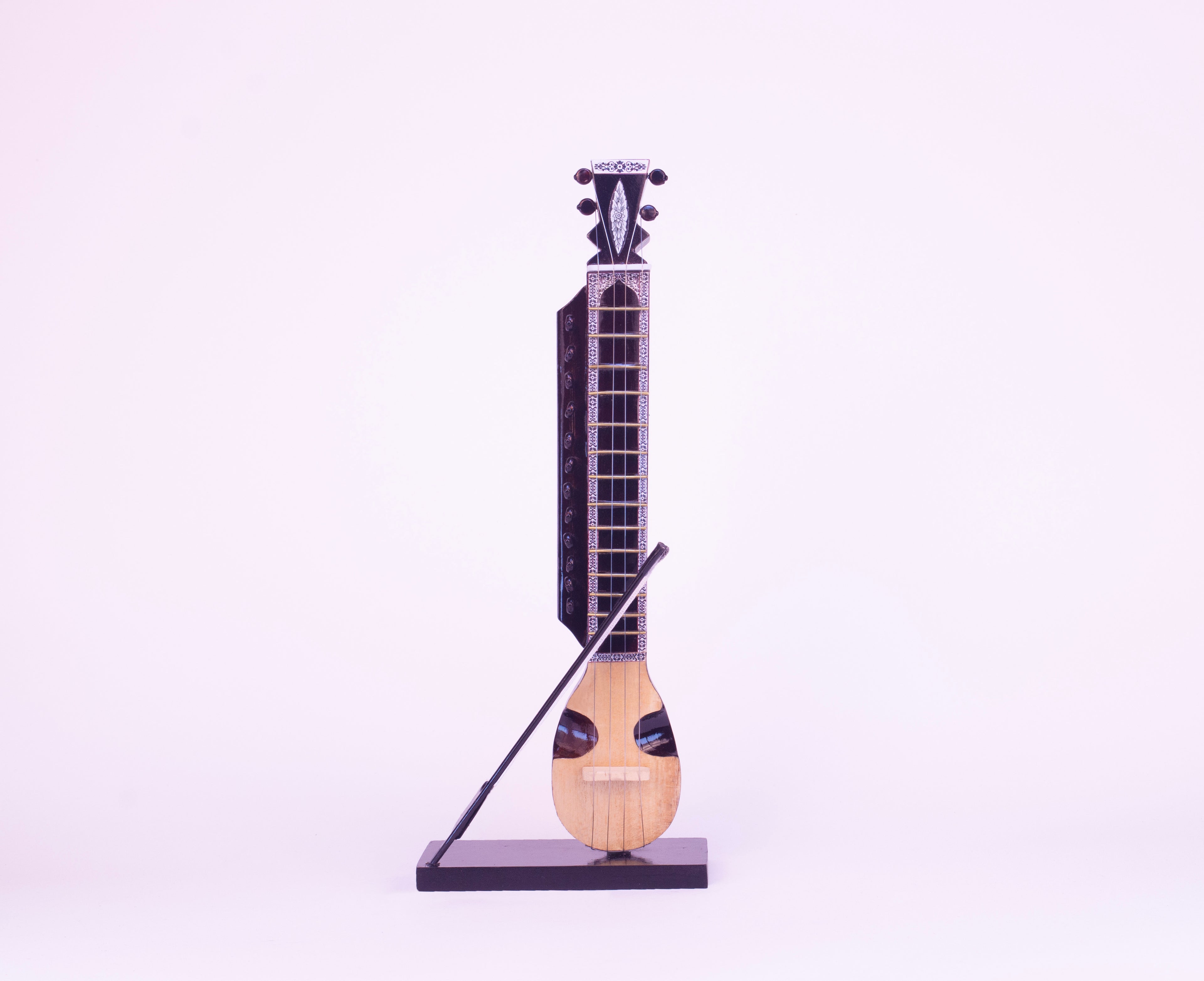 Esraj - Wooden Miniature Musical Instrument Handicraft