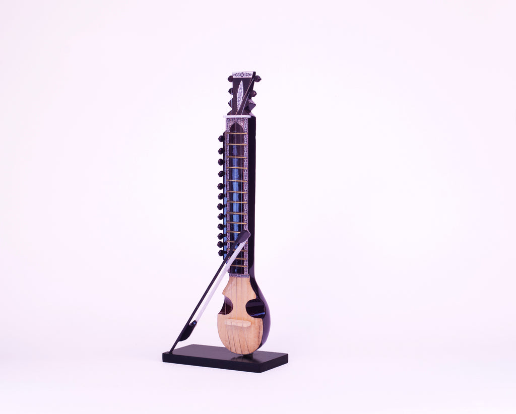 Esraj - Wooden Miniature Musical Instrument Handicraft