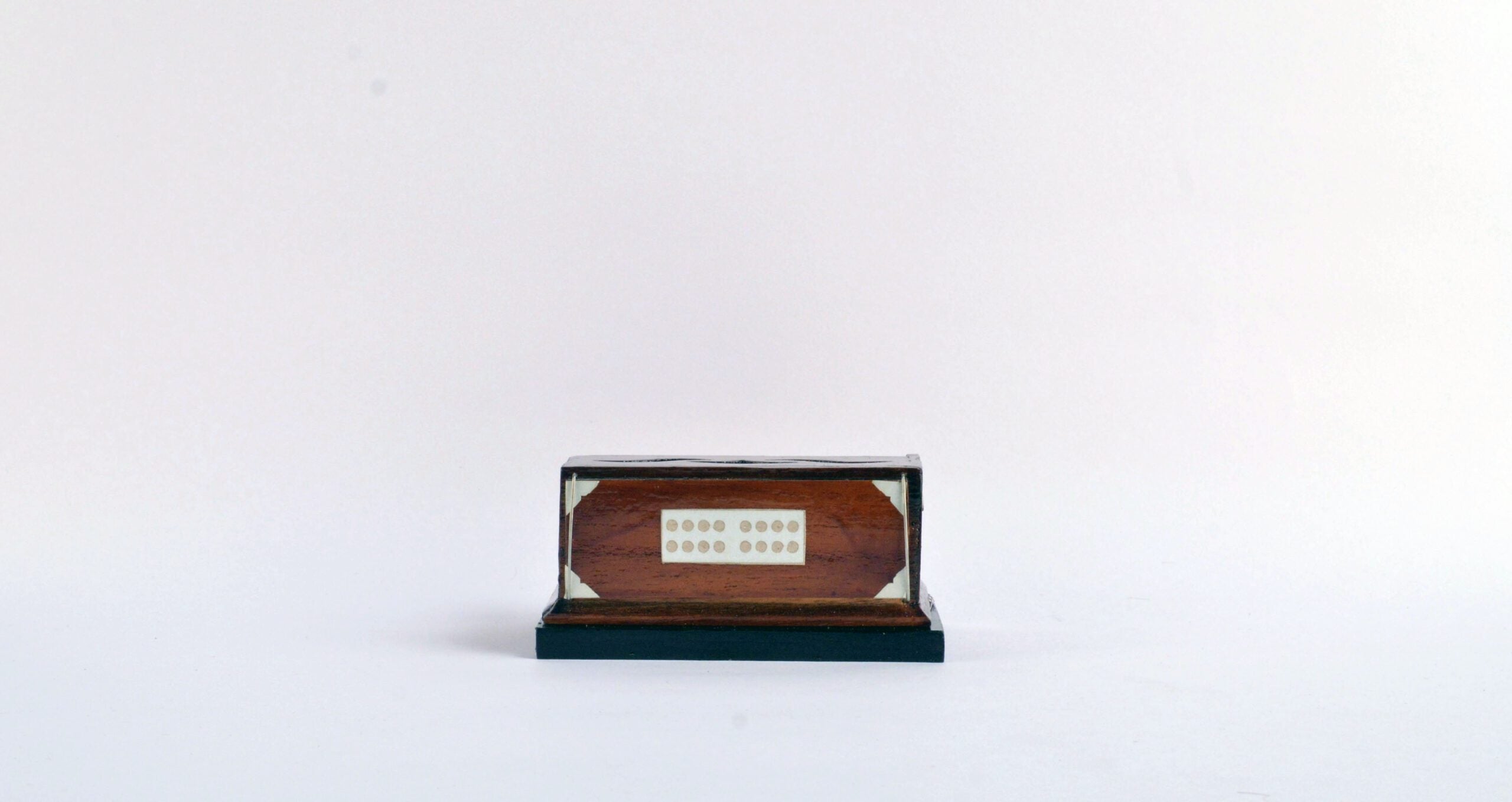 Handcrafted wooden Harmonium miniature instrument