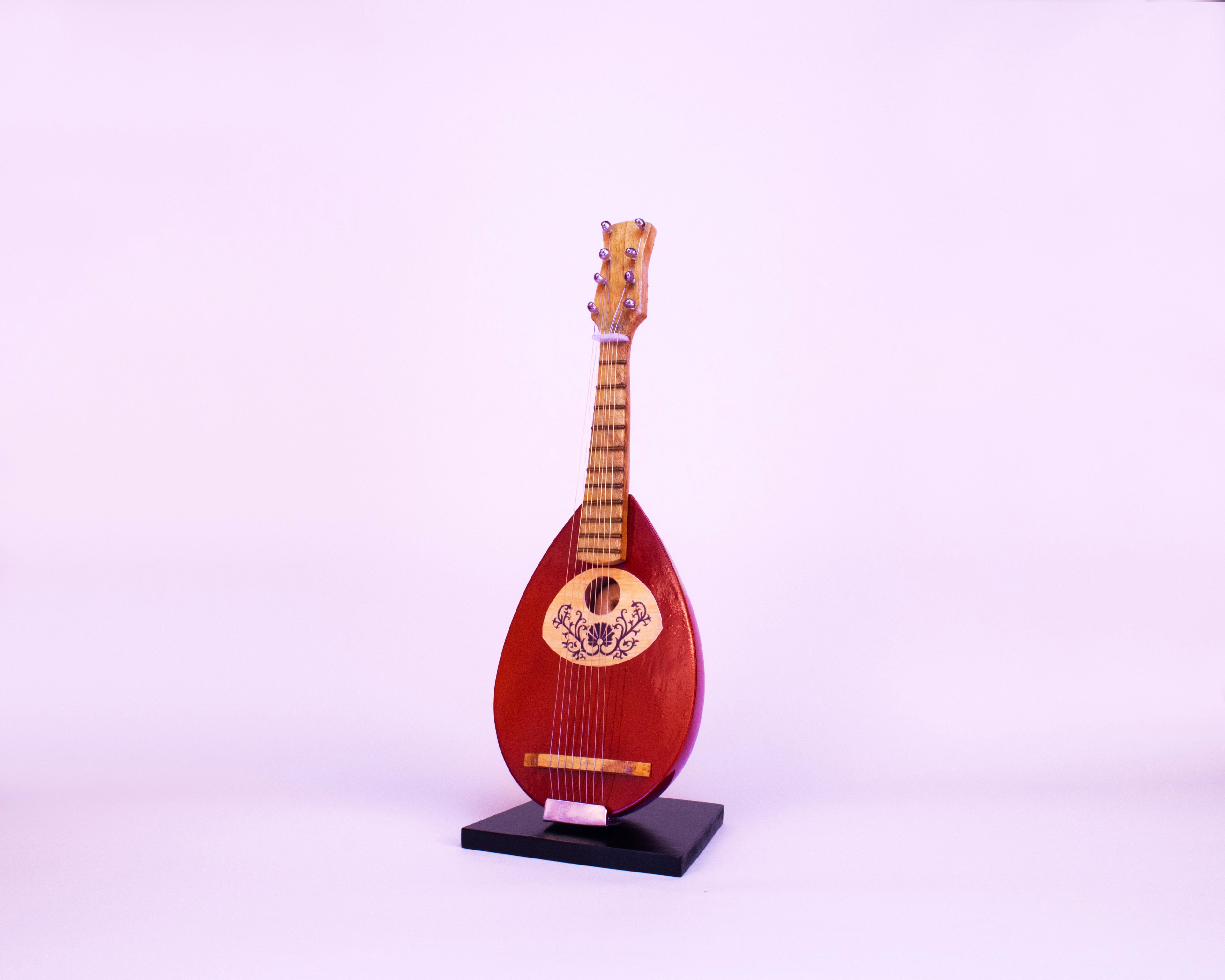 Mandolin - Wooden Miniature Musical Instrument Handicraft