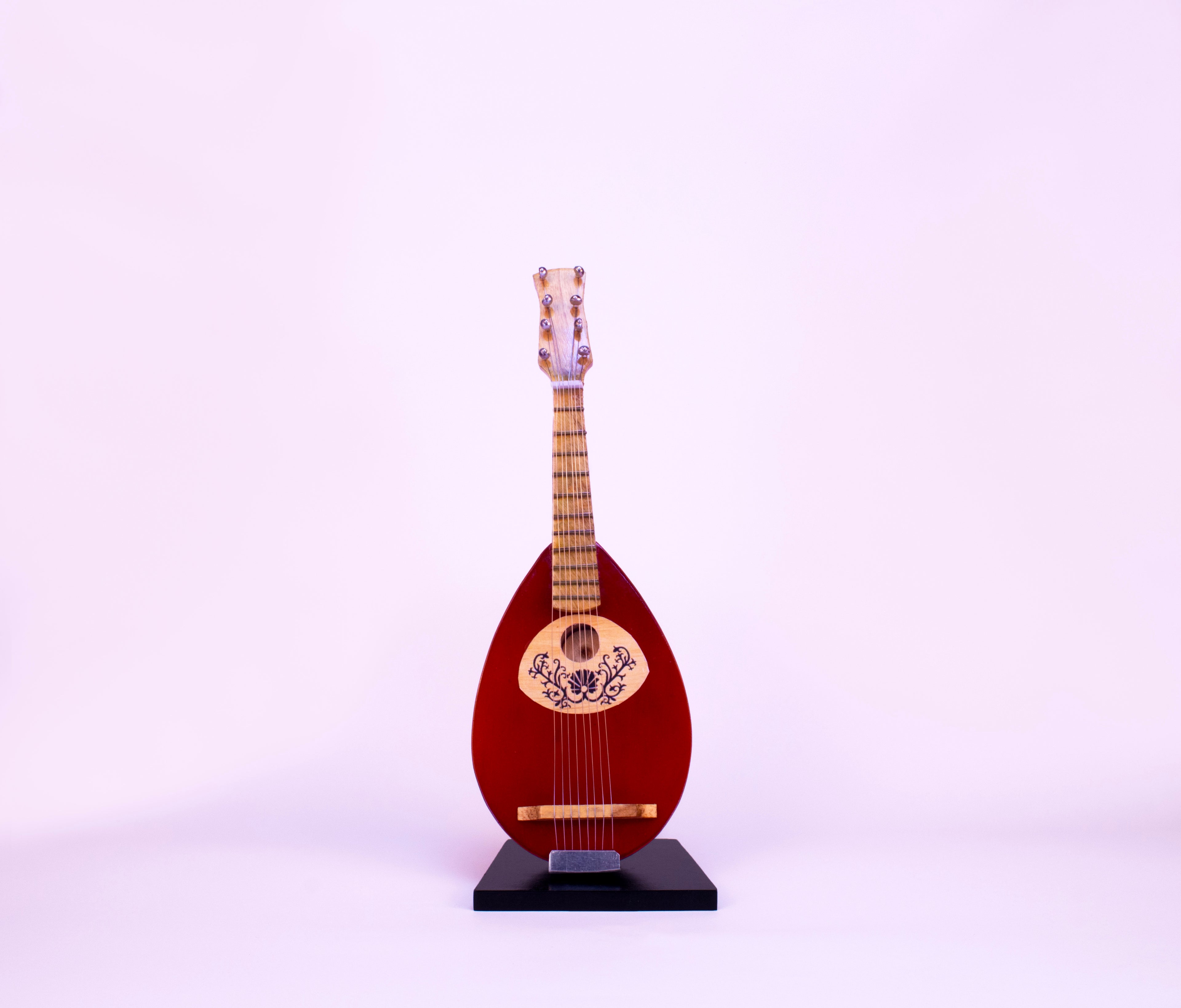 Mandolin - Wooden Miniature Musical Instrument Handicraft