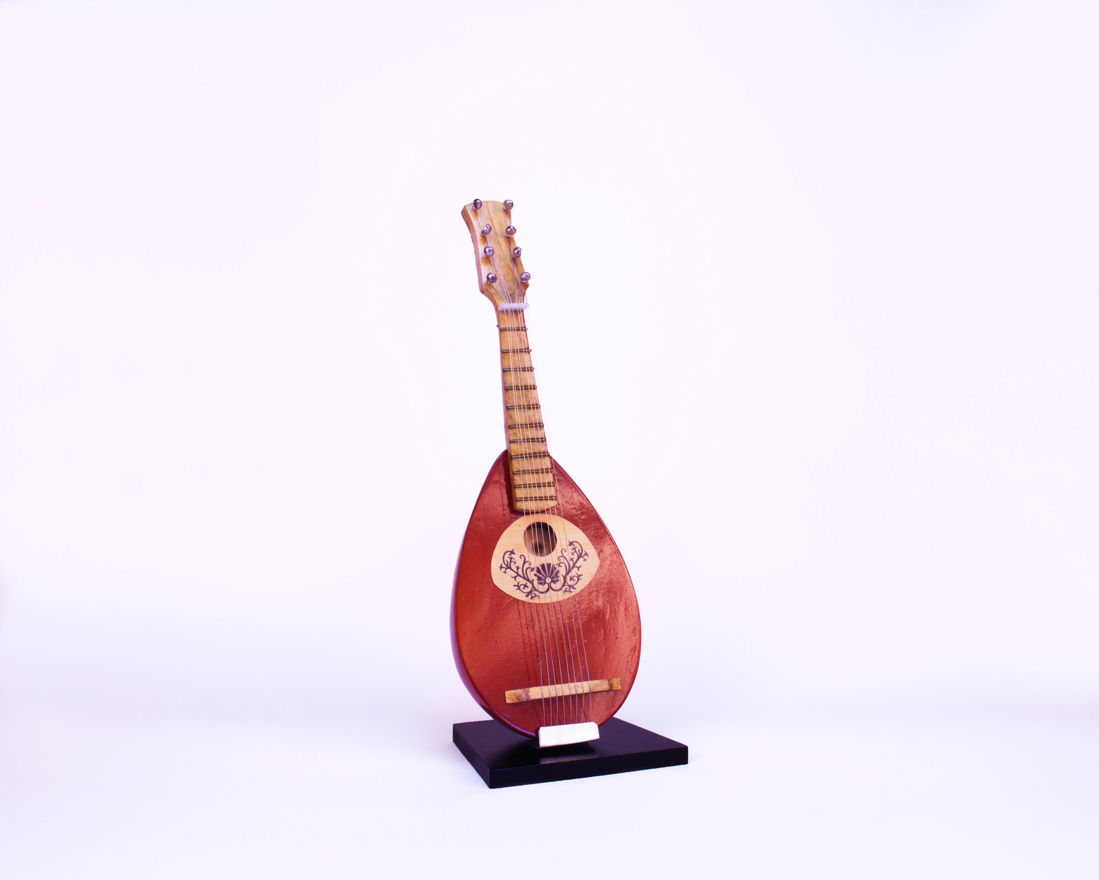 Mandolin - Wooden Miniature Musical Instrument Handicraft