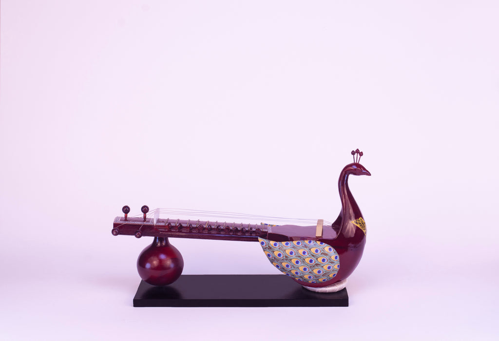 Mayuri Veena - Wooden Miniature Musical Instrument Handicraft