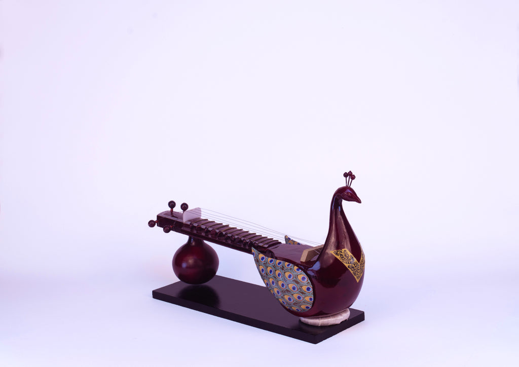 Mayuri Veena - Wooden Miniature Musical Instrument Handicraft