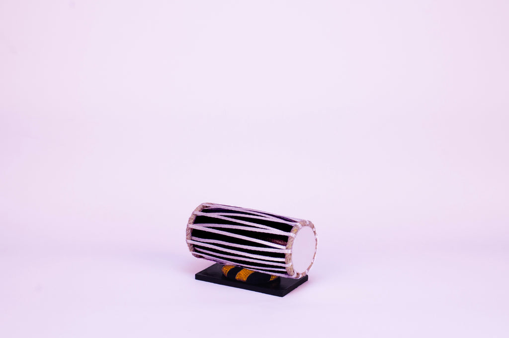 Mridangam - Wooden Miniature Musical Instrument Handicraft