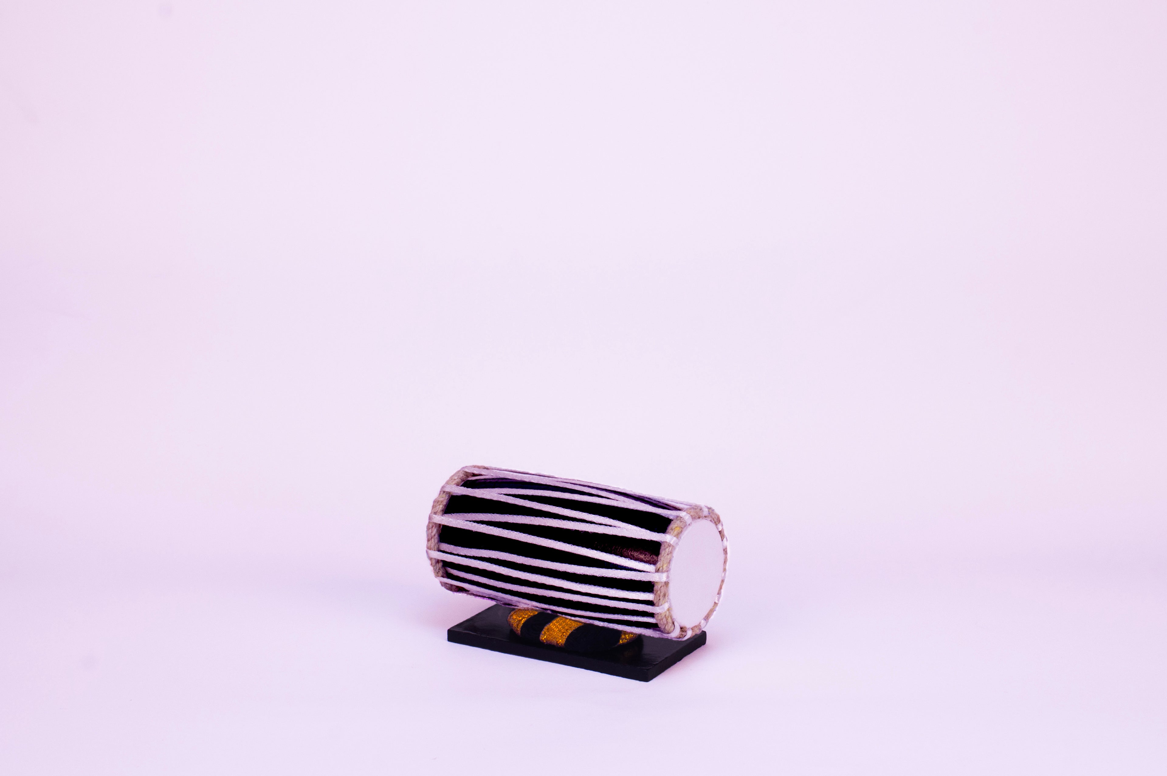 Mridangam - Wooden Miniature Musical Instrument Handicraft