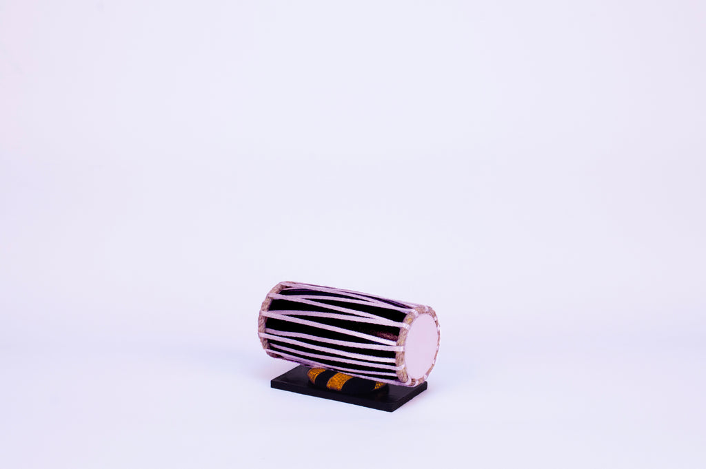 Mridangam - Wooden Miniature Musical Instrument Handicraft