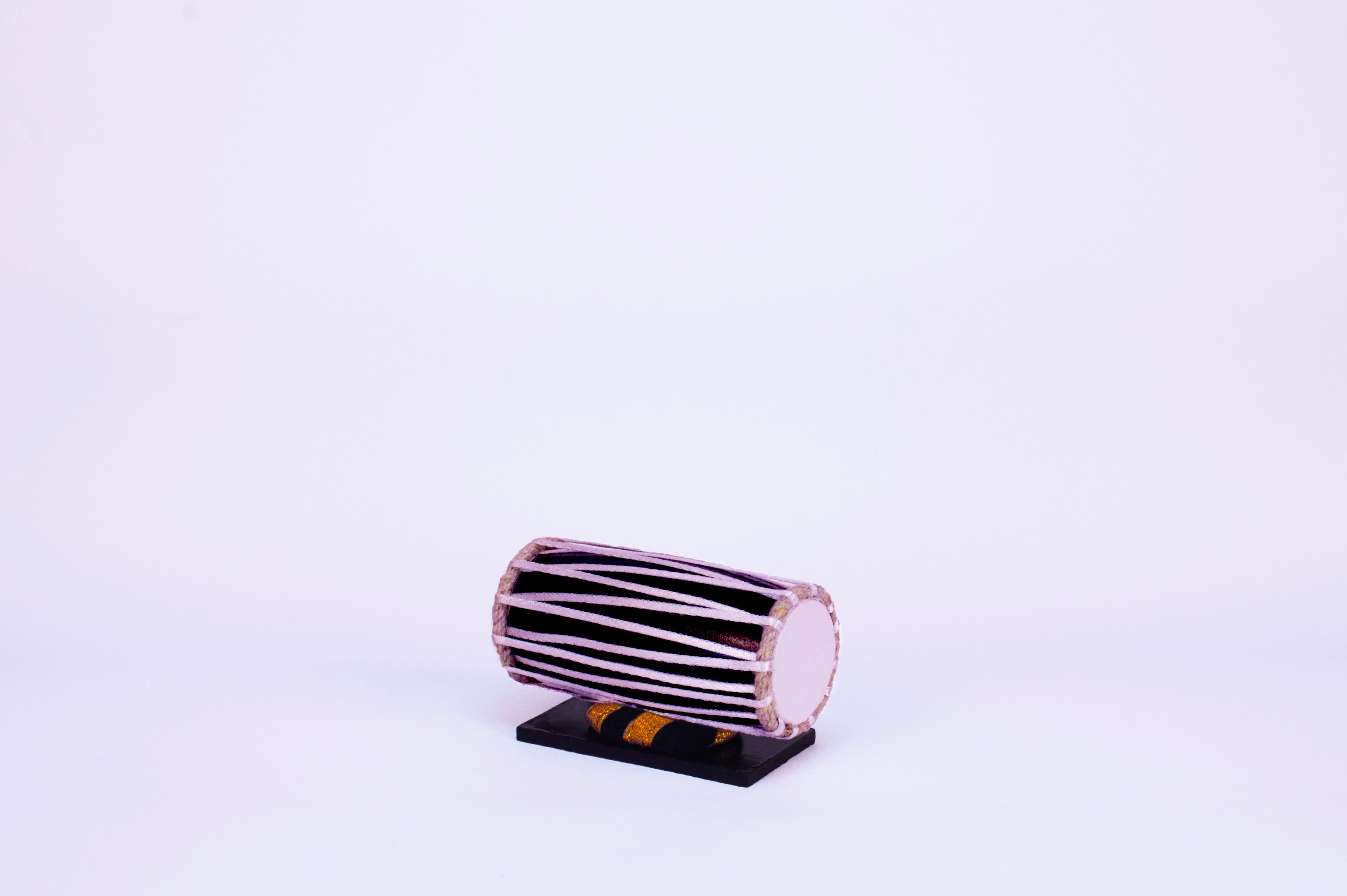 Mridangam - Wooden Miniature Musical Instrument Handicraft