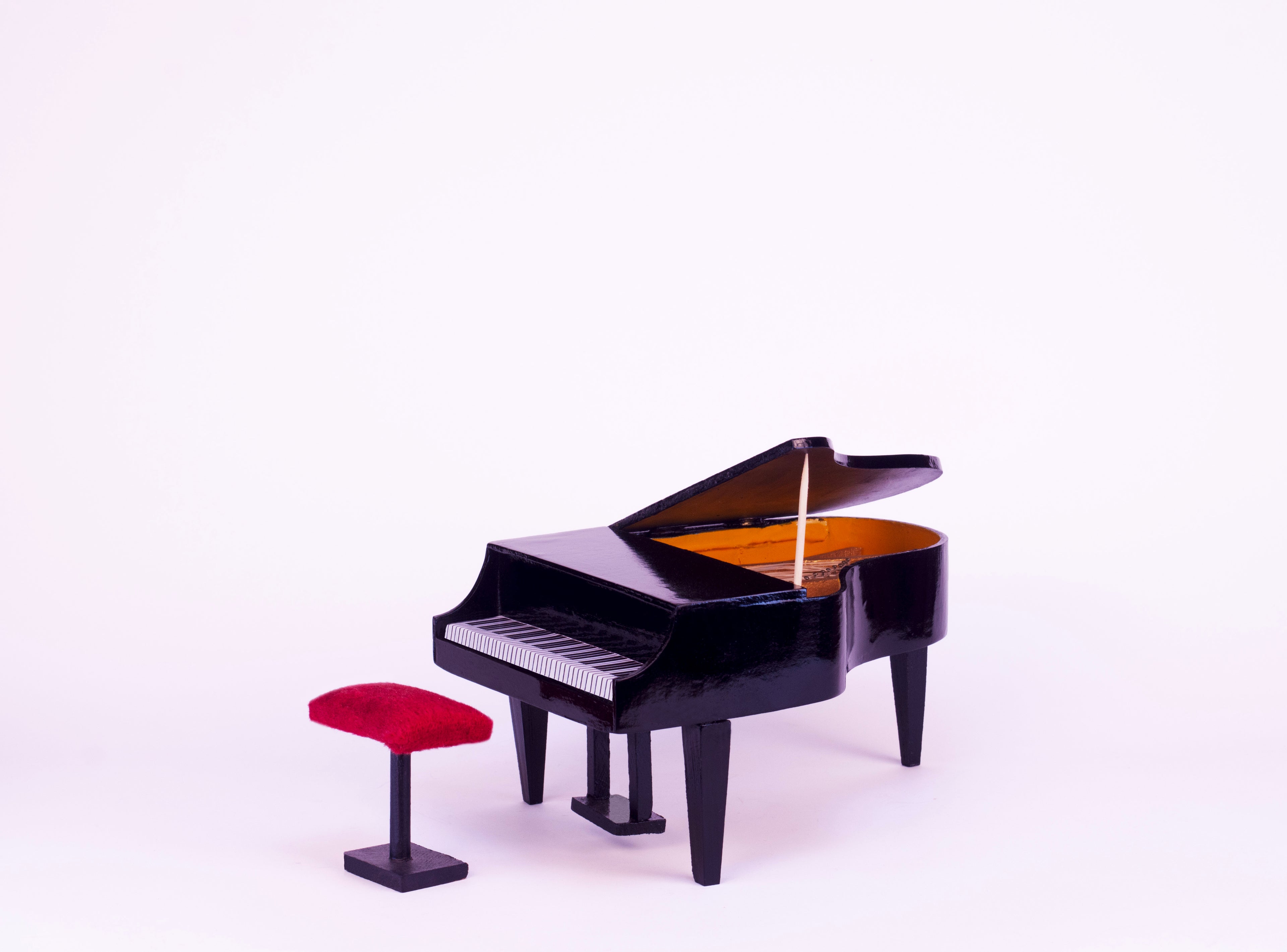 Grand Piano - Wooden Miniature Musical Instrument Handicraft