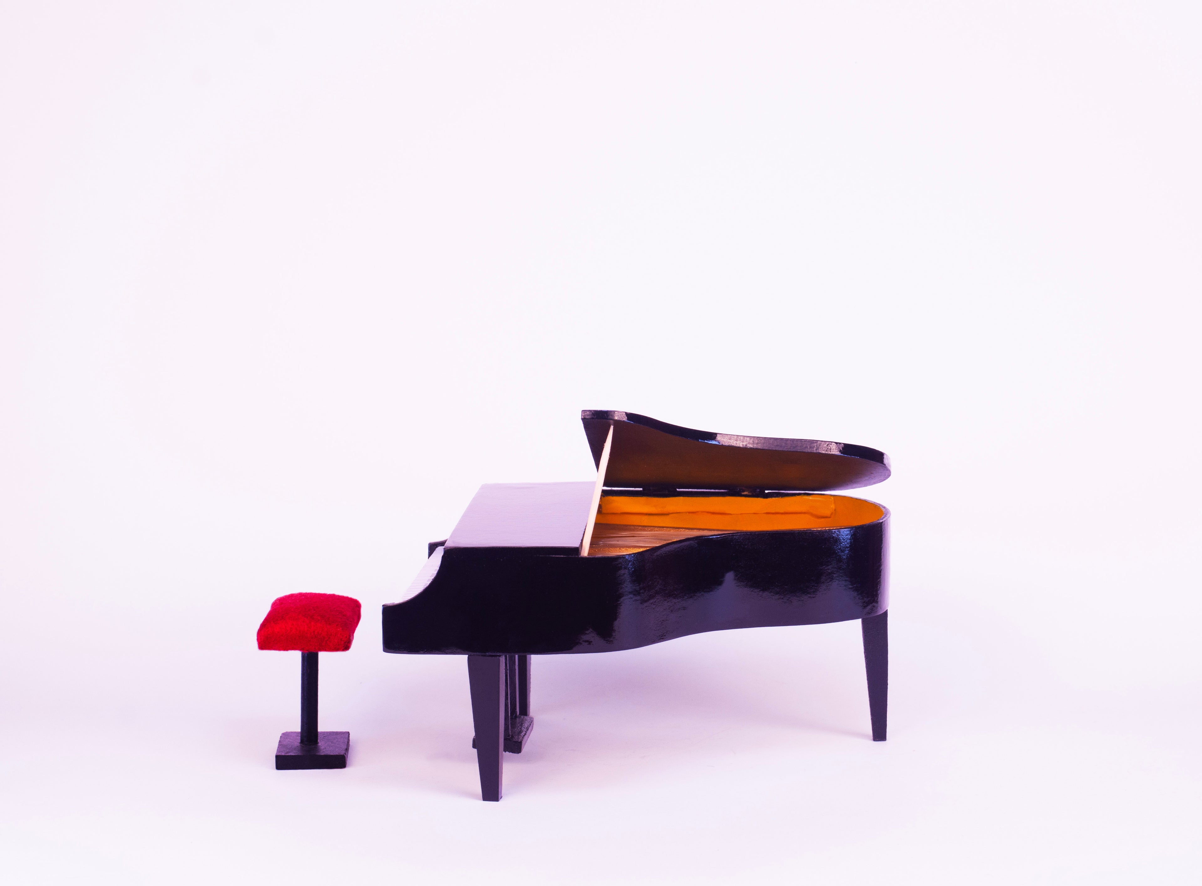 Grand Piano - Wooden Miniature Musical Instrument Handicraft
