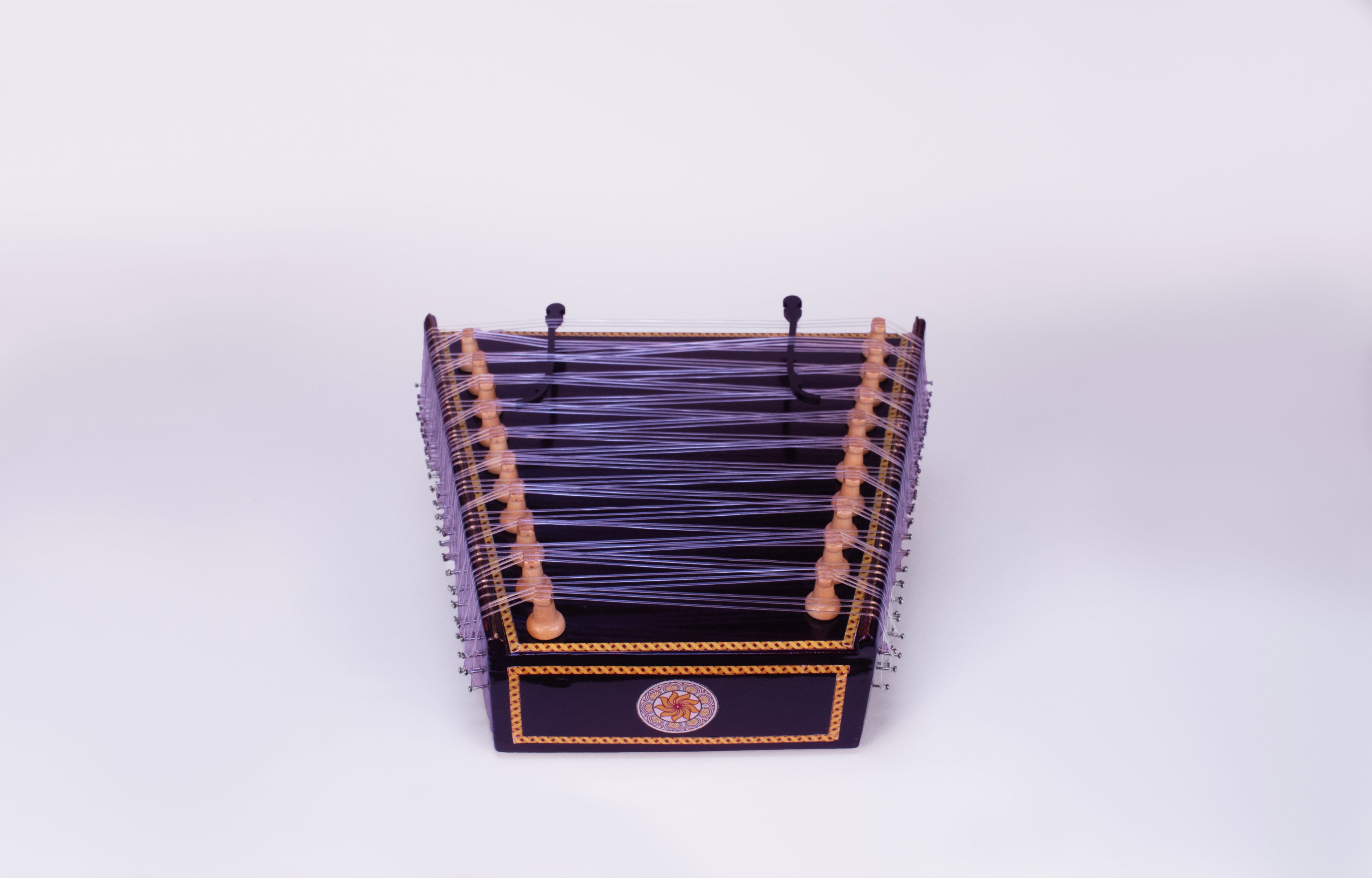 Santoor - Wooden Miniature Musical Instrument Handicraft