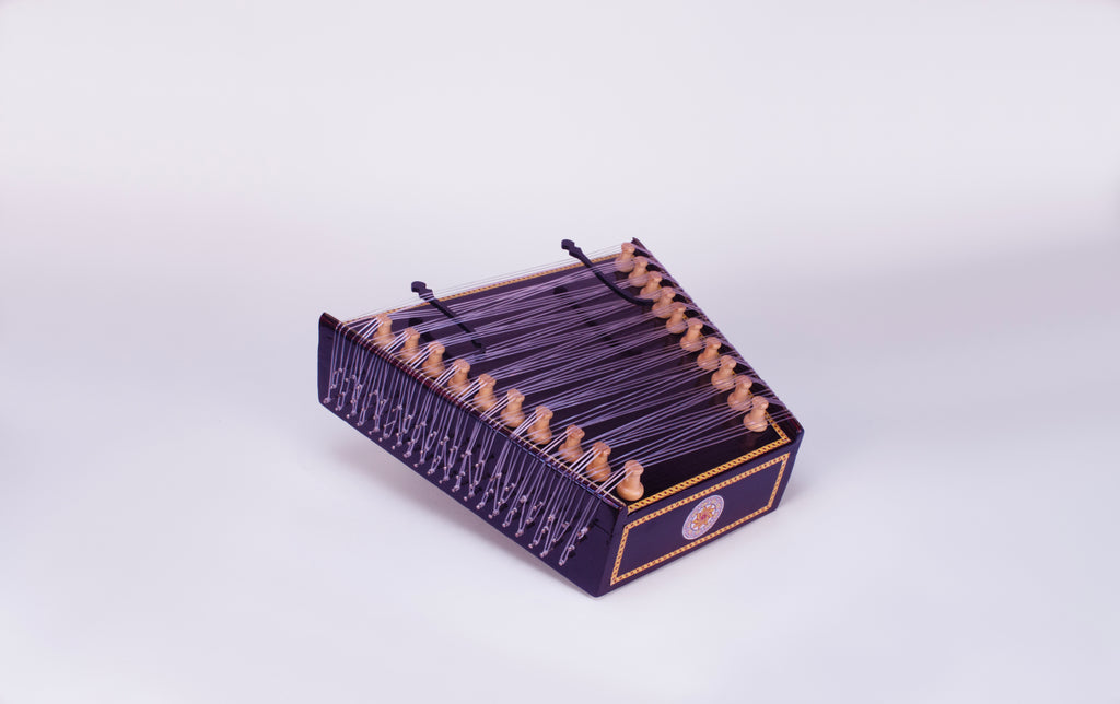 Santoor - Wooden Miniature Musical Instrument Handicraft