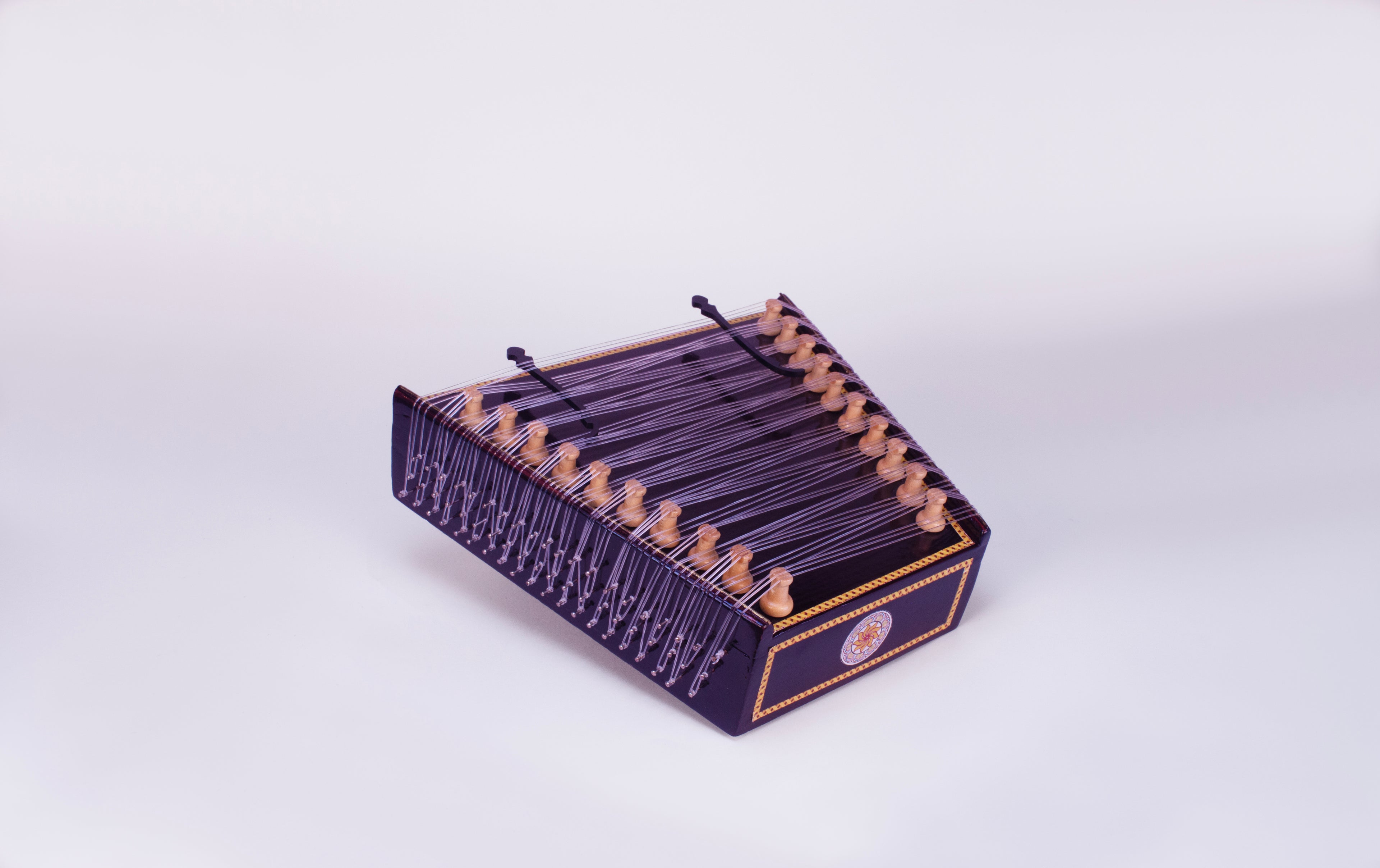 Santoor - Wooden Miniature Musical Instrument Handicraft