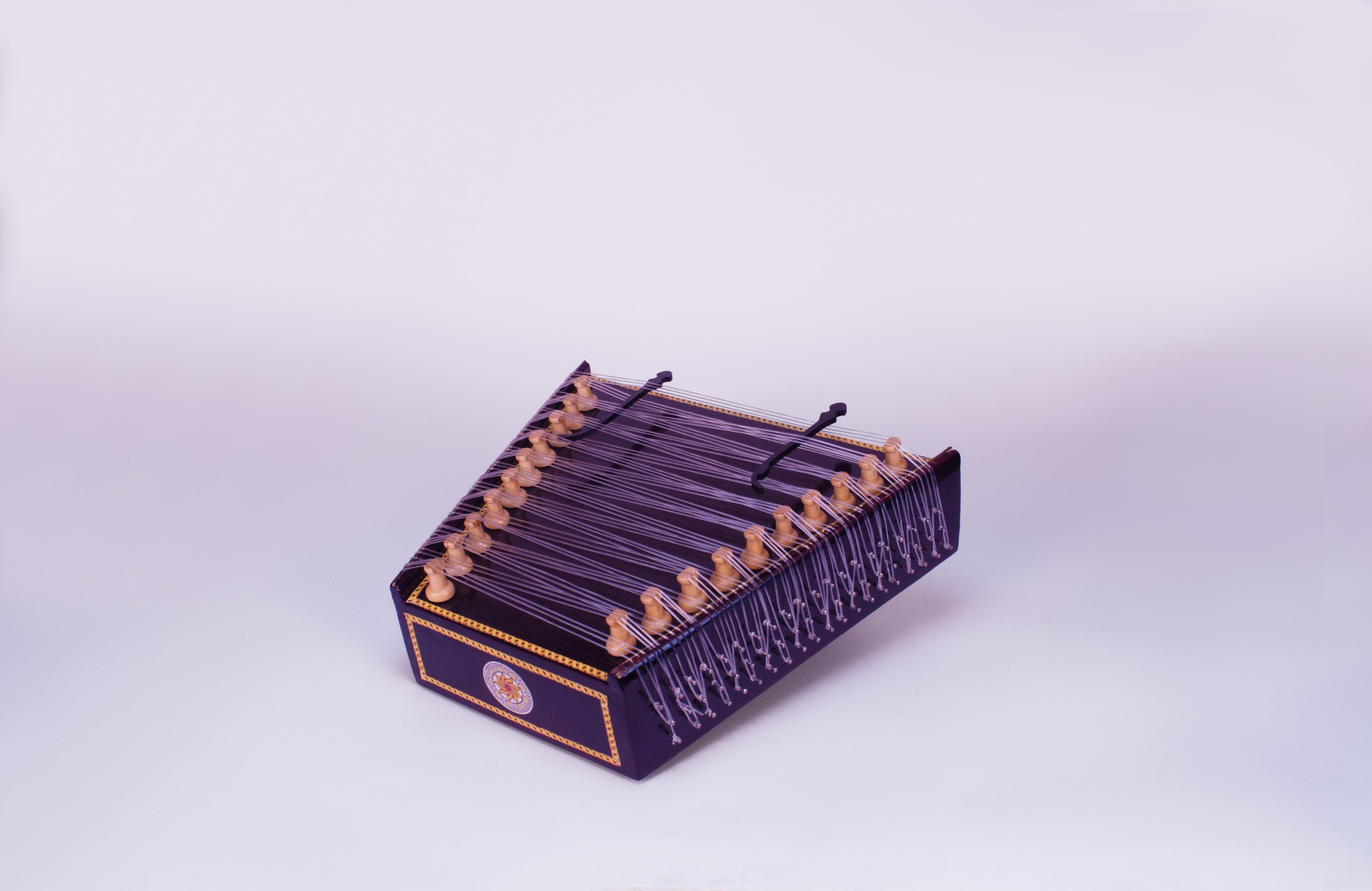 Santoor - Wooden Miniature Musical Instrument Handicraft