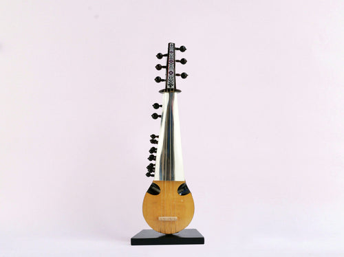 Handcrafted wooden Sarod miniature instrument