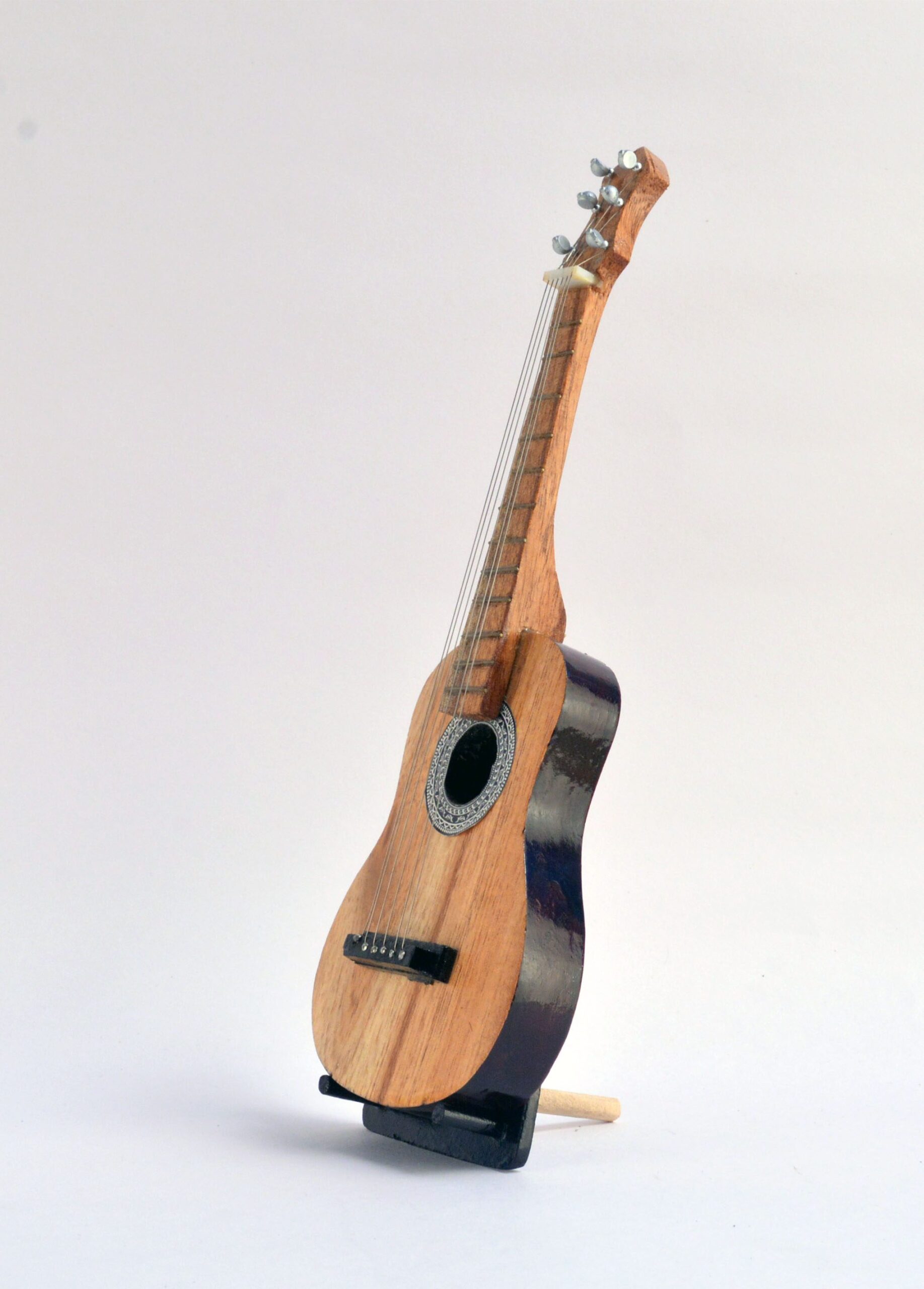 Acoustic Guitar - Decorative Wooden Miniature Instrument