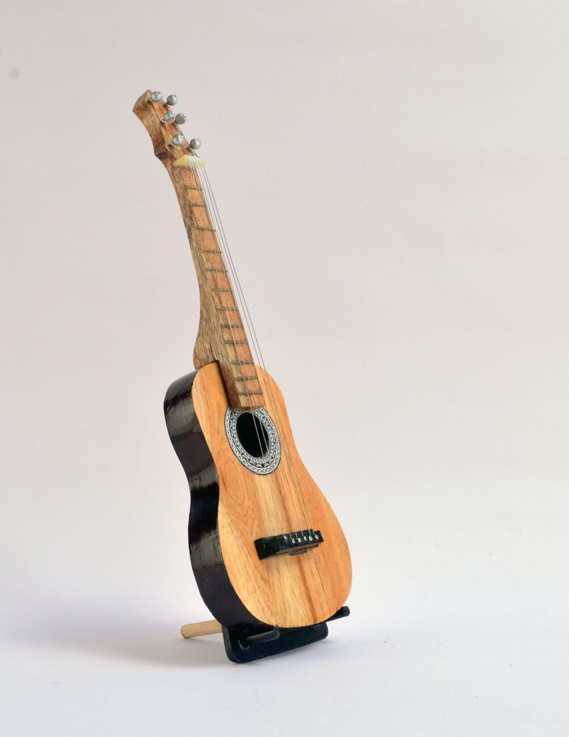 Acoustic Guitar - Decorative Wooden Miniature Instrument