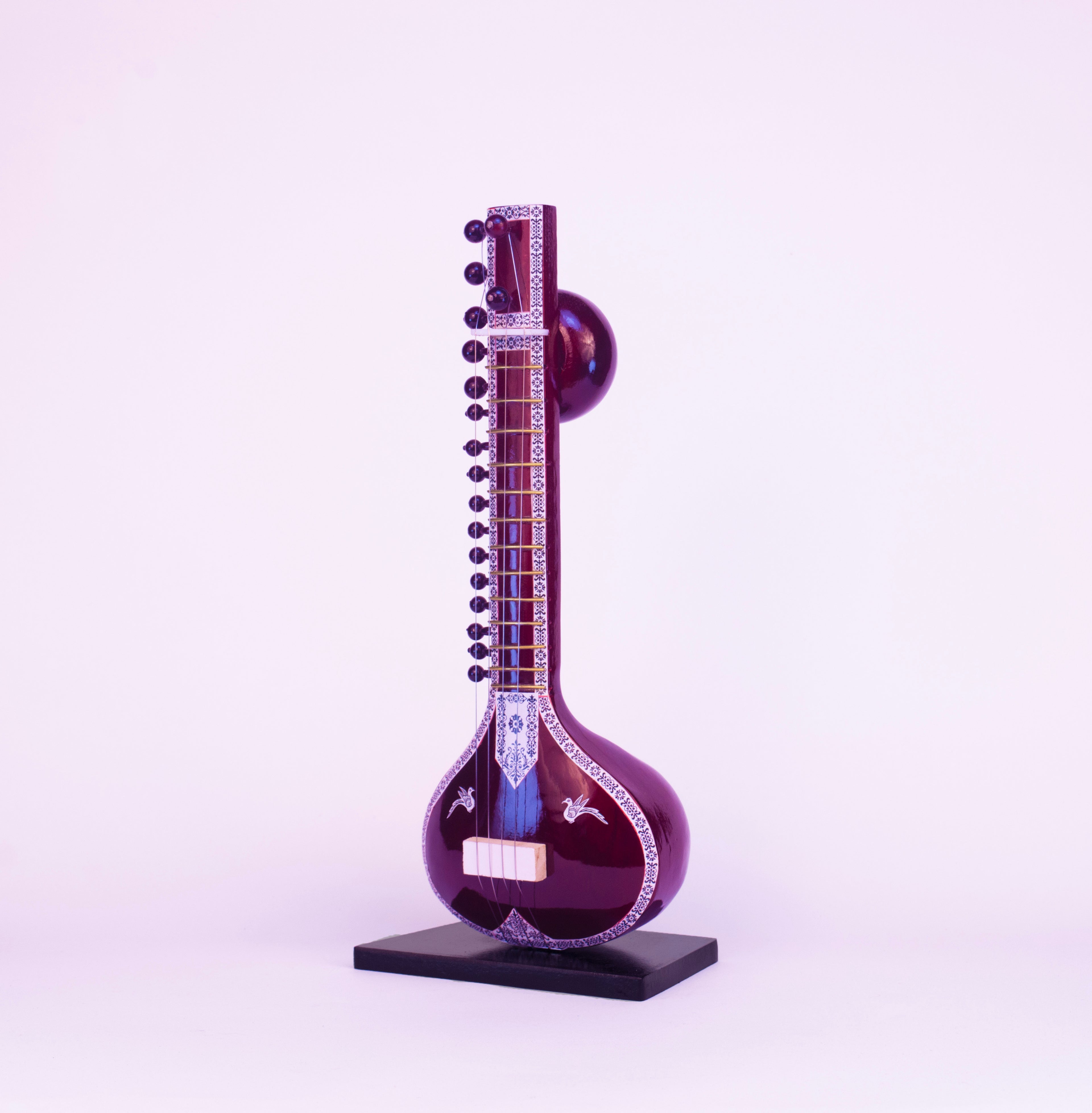 Sitar - Wooden Miniature Musical Instrument Handicraft