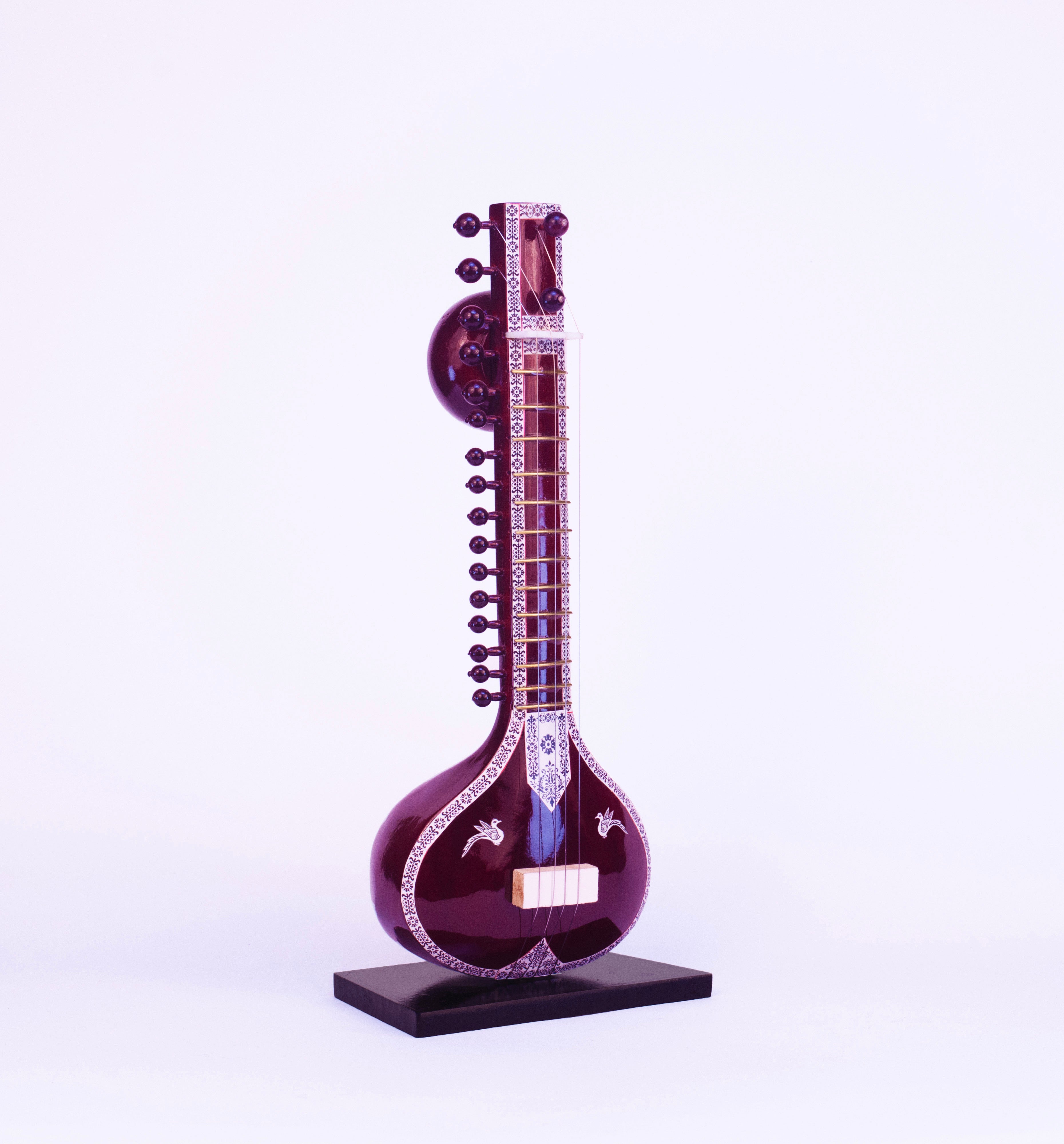Sitar - Wooden Miniature Musical Instrument Handicraft