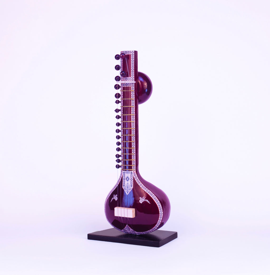 Sitar - Wooden Miniature Musical Instrument Handicraft