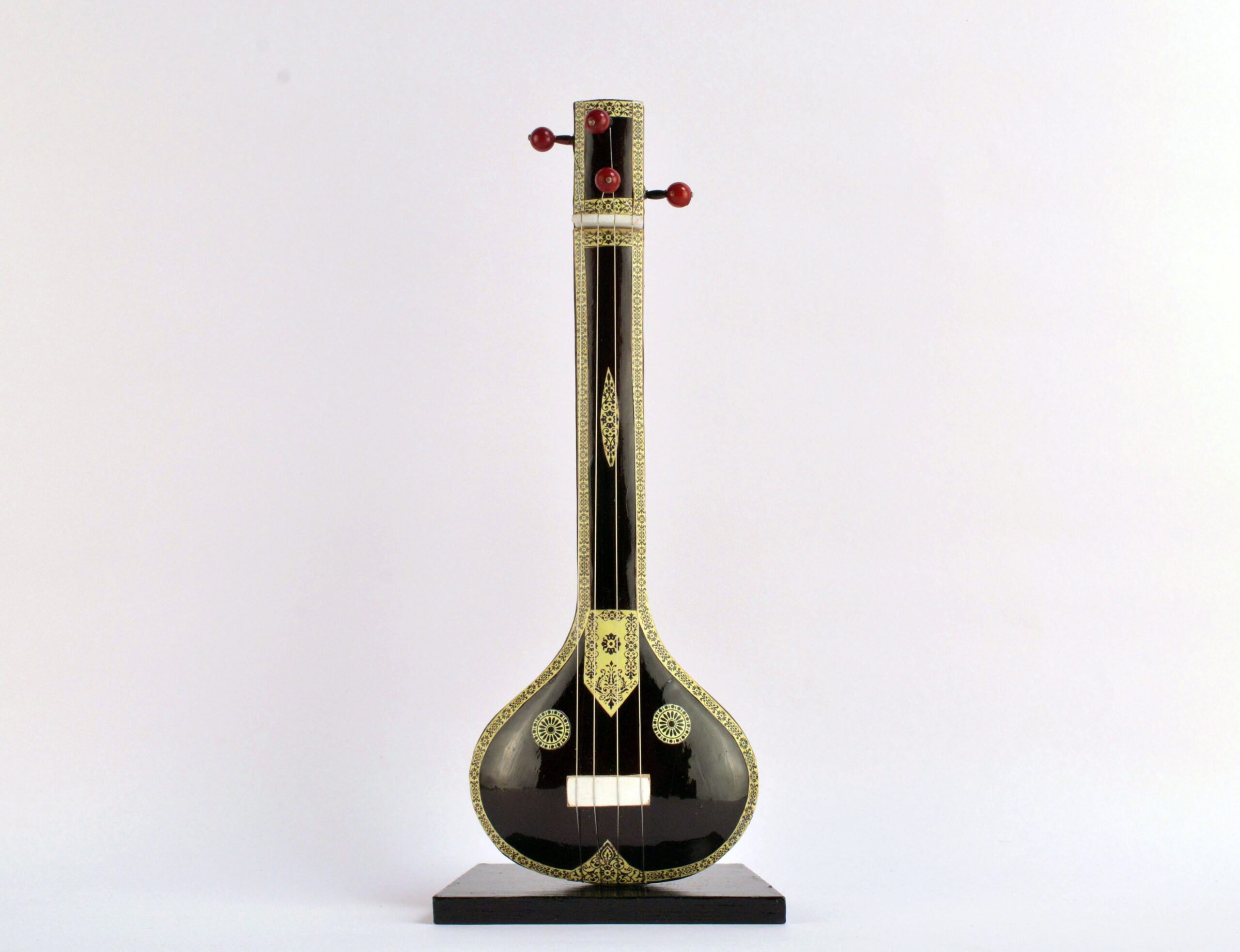 Handcrafted wooden Tanpura miniature instrument